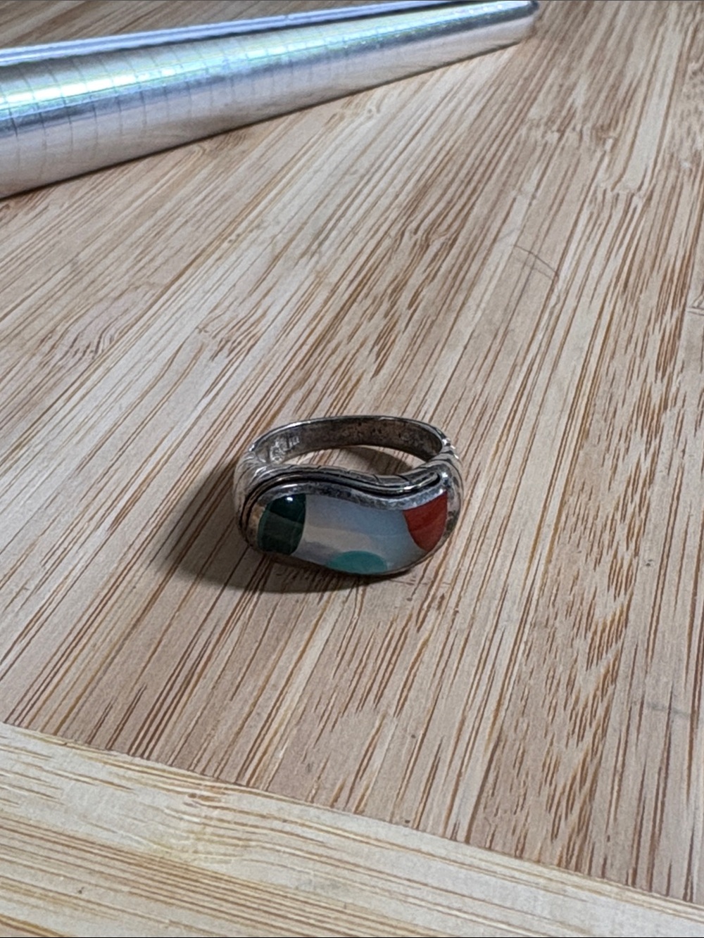 Asch Grossbardt Sterling and 18K Ring